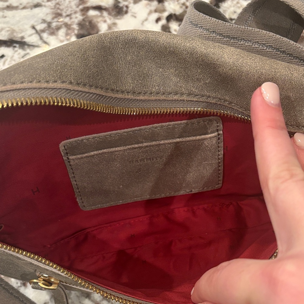 Hammitt Pewter with brushed gold Med Charles Crossbody/Belt Bag - Picture 4 of 4